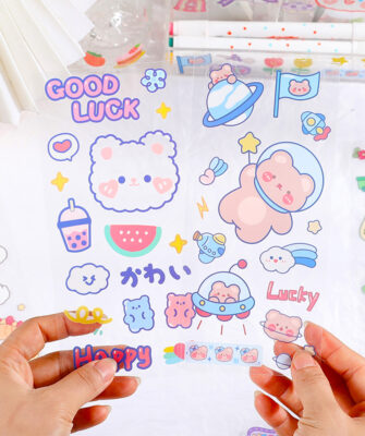 PET Transparent sticker