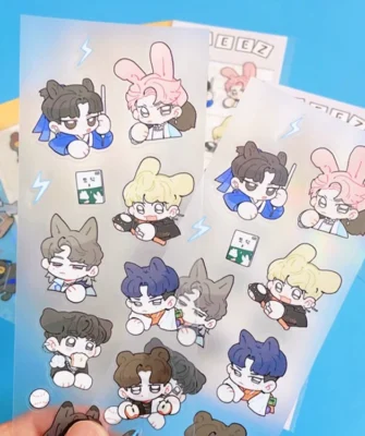 PET Transparent sticker